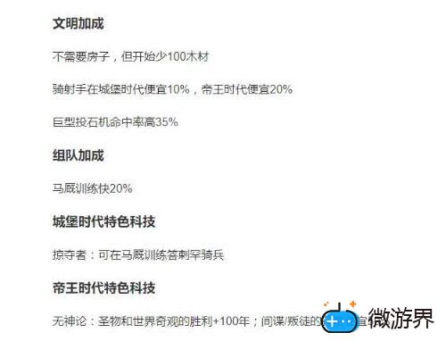 帝国时代2匈奴打法