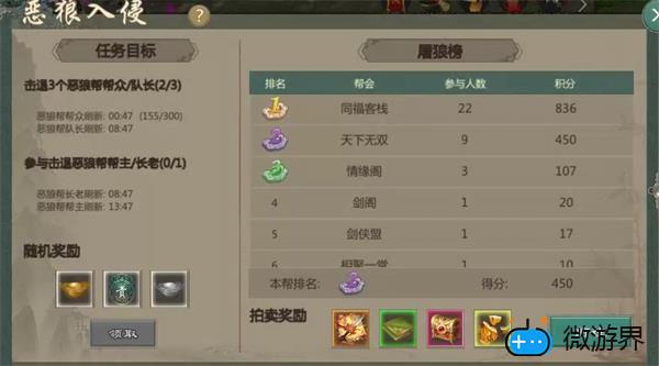 剑网1归来恶狼来袭玩法攻略("p":true)