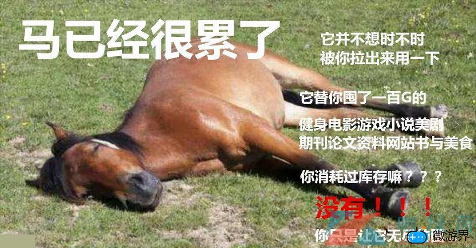 网络用语马已经很累了意思介绍(马的网络用语)