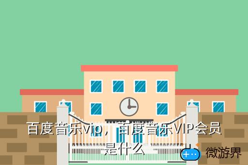 百度音乐vip，百度音乐VIP会员是什么