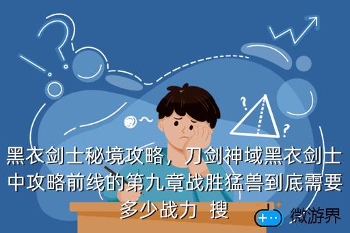 黑衣剑士秘境攻略，黑衣剑士秘境攻略大全