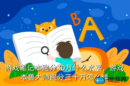 游戏笔记本跑分30万什么水平，笔记本电脑跑分30万什么水平