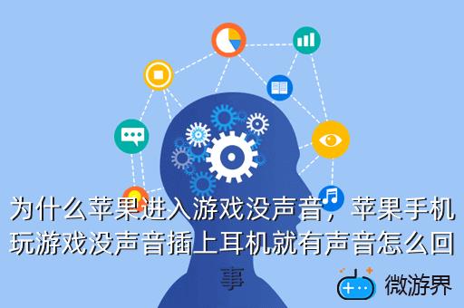 为什么苹果进入游戏没声音，苹果手机玩游戏没声音插上耳机就有声音怎么回事