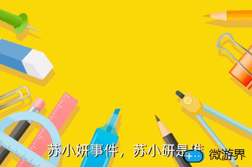 苏小妍事件，苏小妍为什么被黑