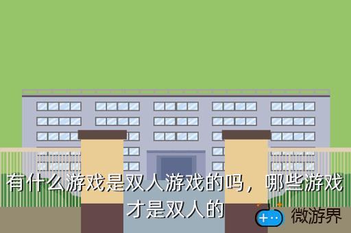有什么游戏是双人游戏的吗，哪些游戏才是双人的