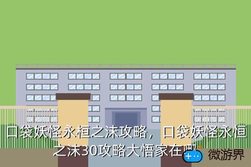 口袋妖怪永桓之沫攻略，口袋妖怪永恒之沫30攻略大悟家在哪