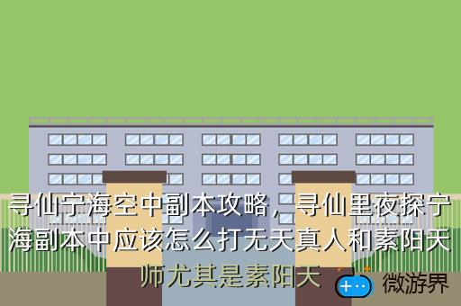 寻仙宁海空中副本攻略，寻仙里夜探宁海副本中应该怎么打无天真人和素阳天师尤其是素阳天