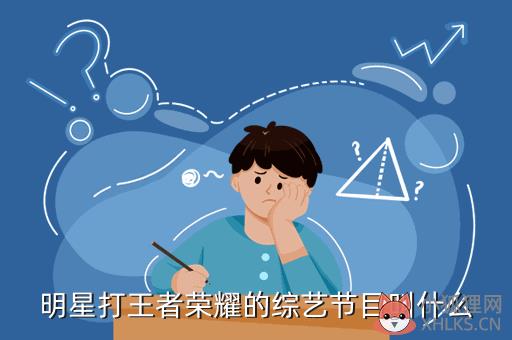 明星打王者荣耀的综艺节目叫什么