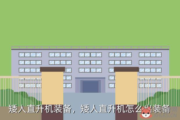矮人直升机装备，矮人直升机怎么出装备