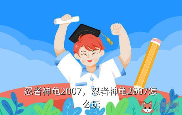 忍者神龟2007，忍者神龟2007怎么玩