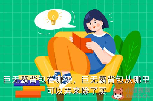 巨无霸背包在哪买，巨无霸背包在哪买正品