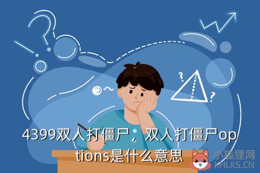 4399双人打僵尸，双人打僵尸options是什么意思