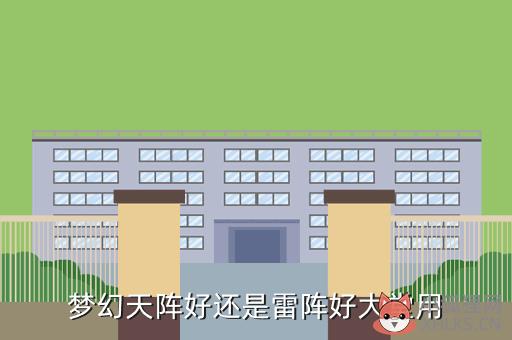梦幻天阵好还是雷阵好大堂用