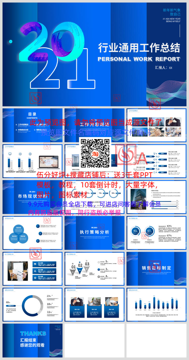 2020年终总结汇报PPT