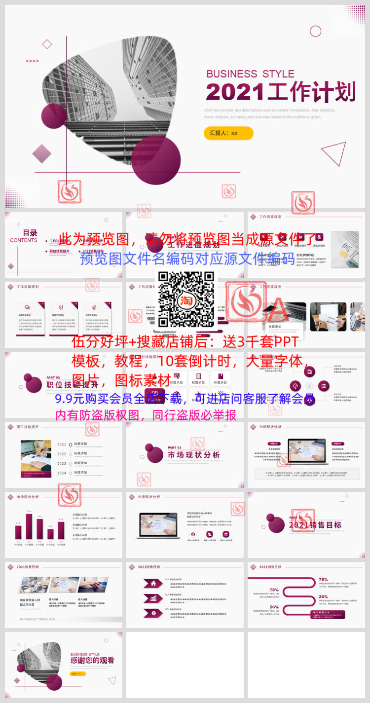 2020年终总结汇报PPT