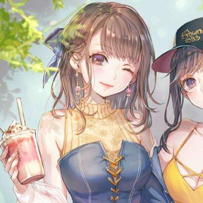 2021最火闺蜜头像红色系双人仙气