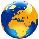 超大世界地图英文高清地图