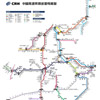 32色全国高速铁路运营线路图原图