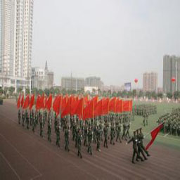 军训阅兵各班解说词