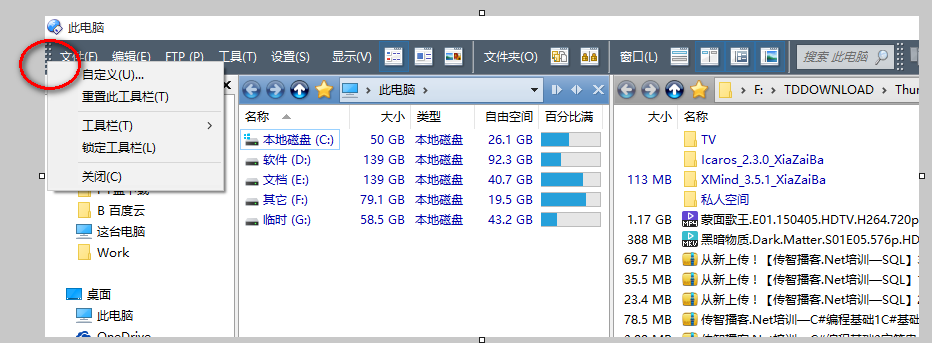 Directory Opus自定义工具栏1
