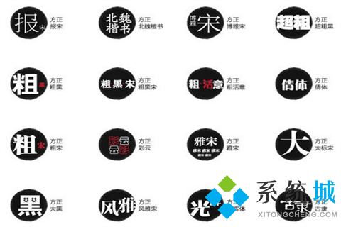 方正字体包下载