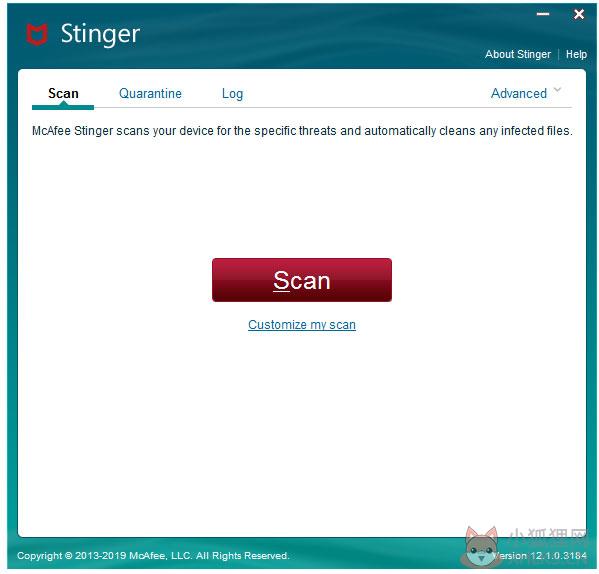 McAfee Stinger & Raptor(迈克菲杀毒软件) V12.1.0.3225 绿色版