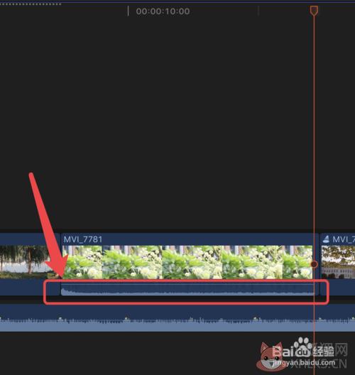 Final Cut Pro X百度云版剪辑时如何恢复素材同期声7