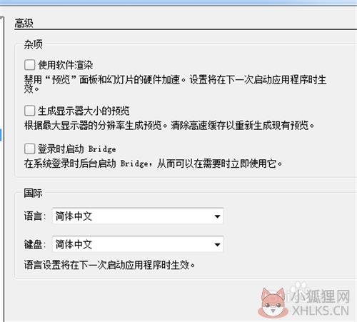 Adobe Bridge cc2020首选项怎么设置4