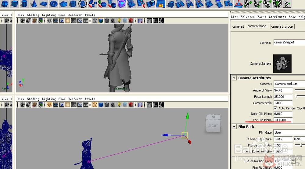 maya2011怎么架摄像机