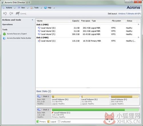 Acronis Disk Director
