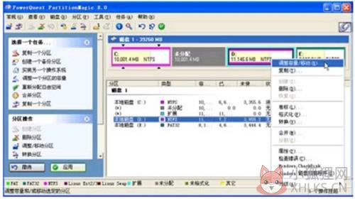 Partition Magic能调整linux分区大小吗4