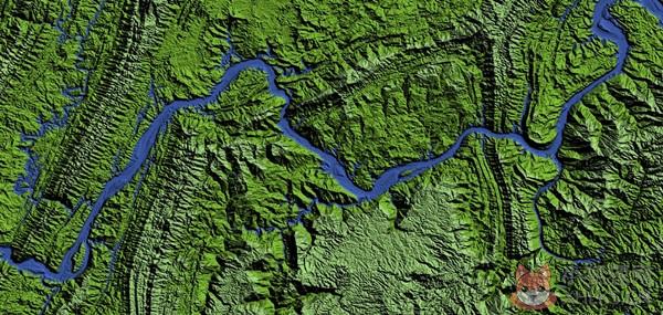 globalmapper17设置高程渲染颜色2