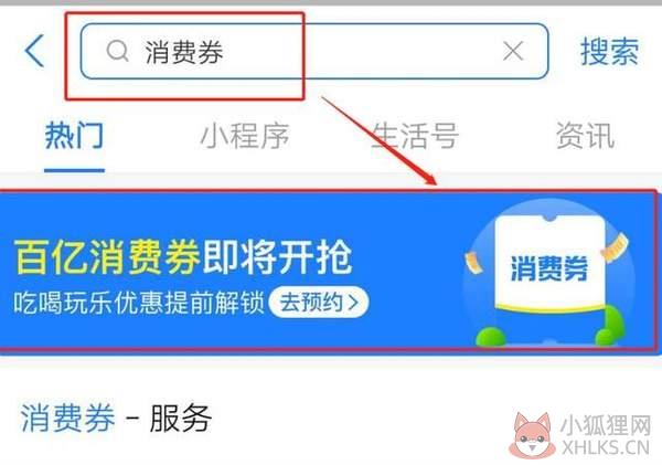 支付宝全国版消费券