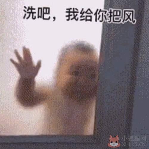 洗吧我给你把风表情包