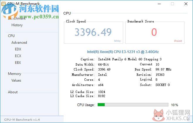 CPU-M Benchmark(CPU性能测评软件) 1.4 正式版