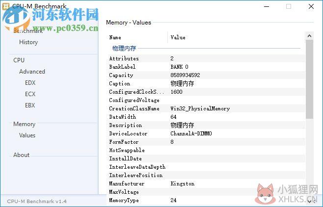 CPU-M Benchmark(CPU性能测评软件) 1.4 正式版