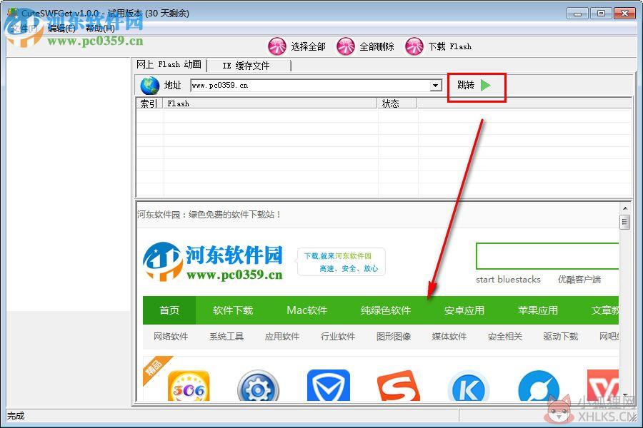 CuteSWFGet中文版下载(网站SWF文件下载工具) 1.0 绿色最新版