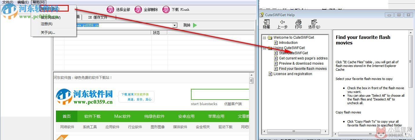CuteSWFGet中文版下载(网站SWF文件下载工具) 1.0 绿色最新版