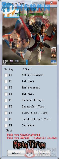 帝国全面战争修改器下载 1.5.0 绿色版