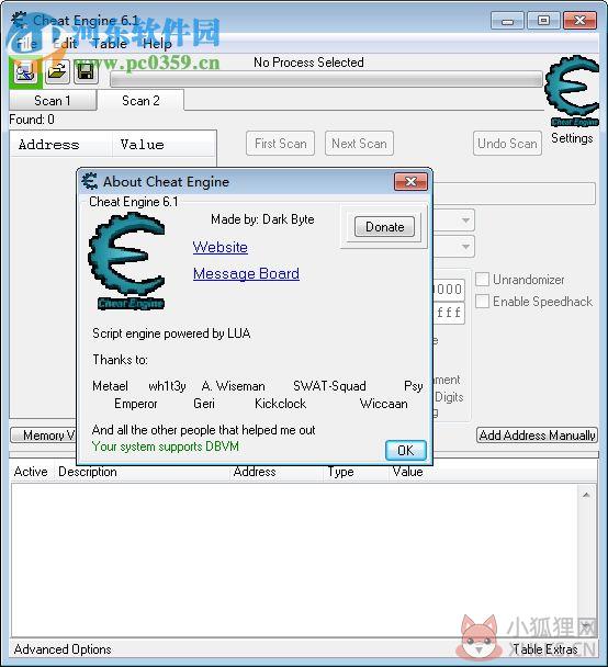 cheat engine 6.1中文版(CE修改器) 6.1 汉化版