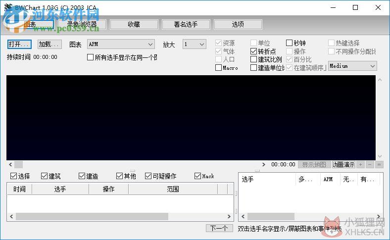 星际争霸apm测试器(bwchart) 1.04 b 中文版
