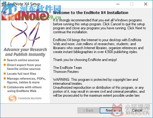 Thomson Endnote X4下载(文献搜索管理工具) 免费版