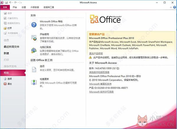 Microsoft Access 2010绿色版