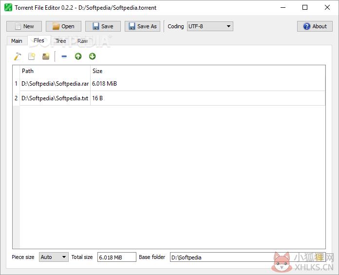 Torrent file editor(BT种子编辑器)V0.3.16中文绿色版