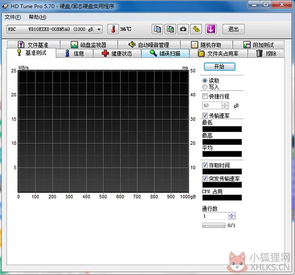 HDTunePro硬盘检测工具 v5.75汉化版