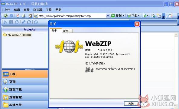 WebZip V7.1.2.1052绿色版