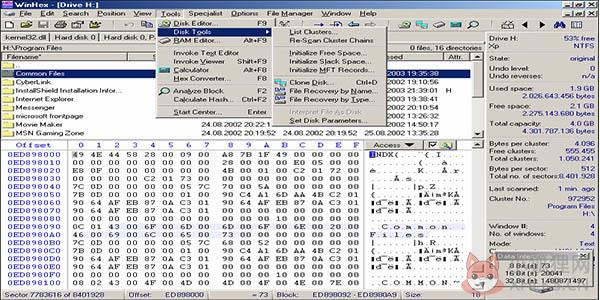 WinHex(十六进制编辑器) V20.2 中文免费版
