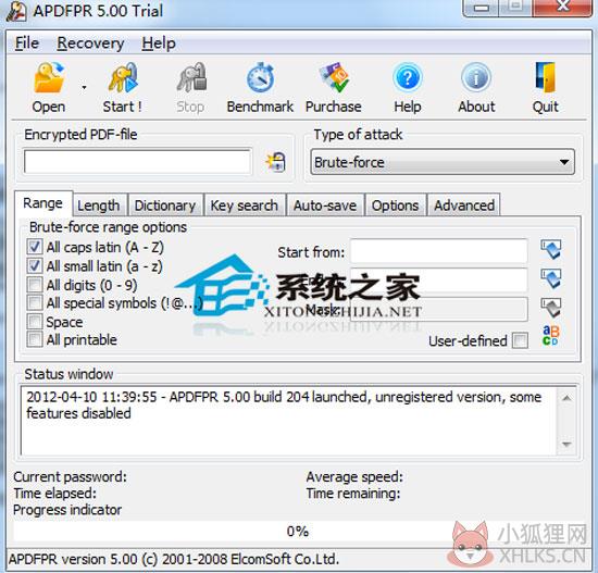 AdVanced PDF Password RecoVery V5.00 绿色汉化版