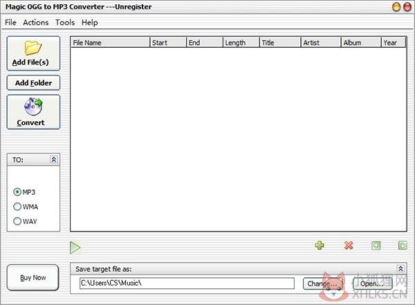 Magic OGG to MP3 ConVerter(音频格式转换工具) V3.72 官方版