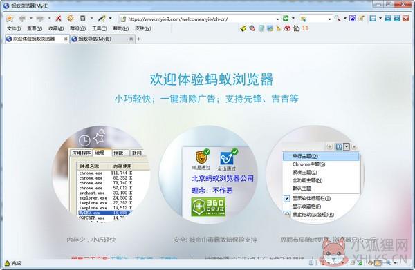 蚂蚁浏览器(MyIE9)